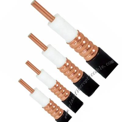 China 7/8“ rf overhaalt Cable1/2“ 50 Ohm Superflex rf de Verbindingsdraadkabel van Kabelsuperflex, DIN-mannetje aan de mannelijke rechte hoek van DIN overhaalt Te koop