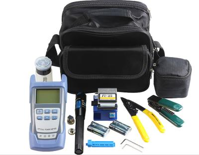 China FTTH Fiber Optic Tool Kit , Fiber Testing Tools With OPM VFL And Fiber Cleaver for sale