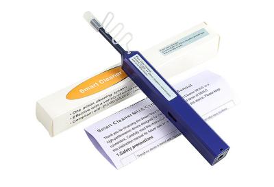 China Smart Plastic Magic Rotating One Click Fiber Optic Cleaning Pen LC / MU Connector for sale