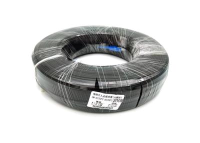 China FTTH SC UPC To SC UPC Glass Fiber Optic Drop Cable 200M Length Black Color for sale