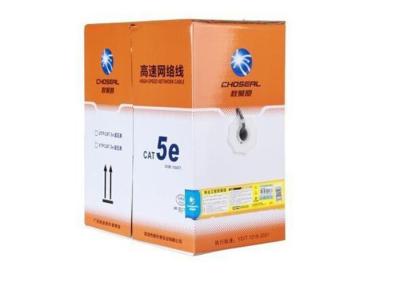 China LAN van Cat5Eethernet Kabel Zwarte of Oranje Kleur 8 Leiders ROHS Te koop