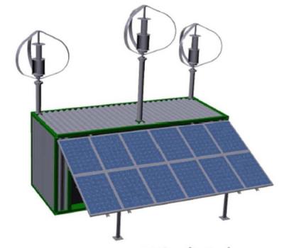 중국 그리드에 Maglev 발전기 풍력 터빈 시스템 600W 1000W 48V 3000W 5000W 수직 축 판매용