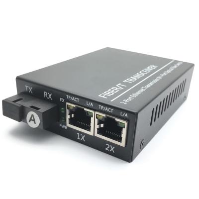 Κίνα Μετατροπέας 10/100 μέσων ινών Ethernet μετατροπής μέσων τεχνολογίας μετατροπής Mbps προς πώληση