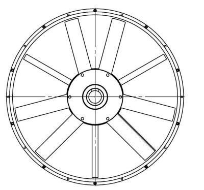 Κίνα Χαμηλή γεννήτρια 2KW 50RPM 3KW 60RPM 5KW 80RPM μαγνητών περιστροφής/λεπτό Coreless μόνιμη προς πώληση