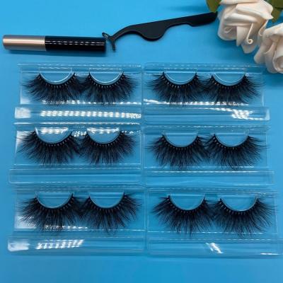 China 3d mink eyelashes small suitcase natural fluffy long 25mm mink lashes 25mm mink lashes with newest lashes packaging empty box 2020 for sale