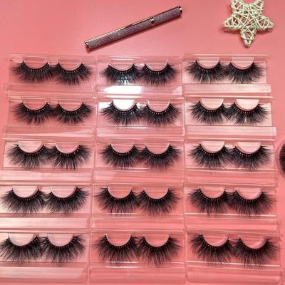 China Long Natural Mink Eyelashes With Private Label Customize Logo Boxes 3d Lashes Custom for sale