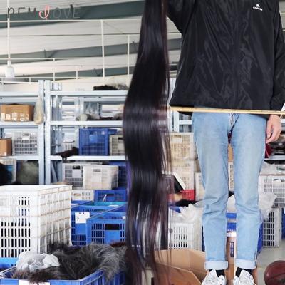 China Long Straight Length Single Density Cuticle Aligned Unprocessed Virgin Indian Raw Straight Hair for sale