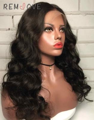 China 13x6 Piece Brazilian Human Body Wave Deep Wave Virgin Body Wave Frontal Wigs for sale