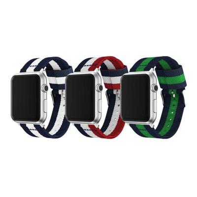 China Canvas Fabric Woven Watch Band For Apple Watch Series 5 Band 44mm 42mm 40mm 38mm Bands Strap For iwatch for sale