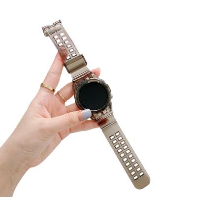 China Protector Rubber Case For Huawei Watch Band GT 2 46mm Soft TPU Watch Band for sale