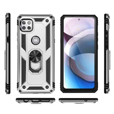 China Anti-drop Cell Phone Case For MOTO G Stylus 5G 2021 Heavy Armored With Bracket Cover Case For MOTO G9 Plus for sale