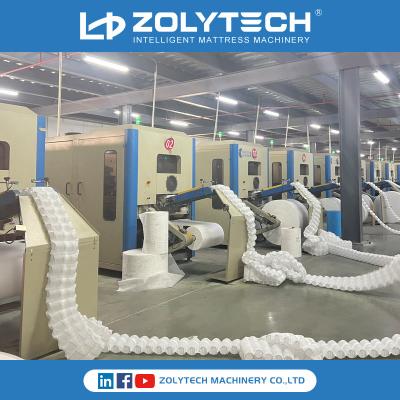 China Professionele fabricage Automatische zakmatras Mechanische veeroprolmachine Te koop