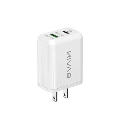 China Tablet OEM ODM BAVIN PD 20W Mobile Phone Charger QC3.0 Fast Charging Dock For iPhone Watch Earphone Smart Phone Customized PC351 for sale