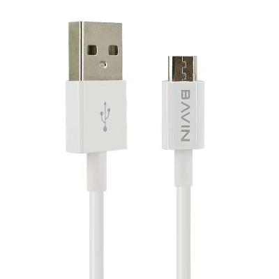 China BAVIN CB008 2.A Mobile Phone Factory Price USB Data Cable Fast Charging 1M 2M 3M Phone Cable Micro USB Cable For iPhone for sale