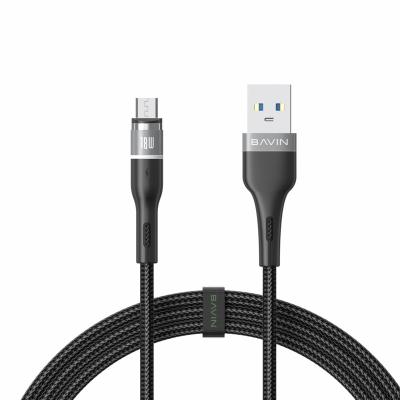 China HOT Selling BAVIN CB235 Cell Phone Wire 2.4A Braided Magnetic Magnetic Charging Cable USB Cable Magnetic Storage Magnetic Charging Charging Cable for sale