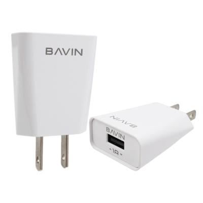 China BAVIN USA Tablet Eu Plug 5W 1A Charger For IP 5W USB Power Adapter Wall Charger With Cable For iphone6 ​​6s .7.8.PC508 for sale