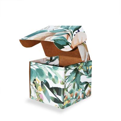 China Recyclable Promotion Corrugated Boxes For Soft Six Bottle Pulp Shipping Boxes for sale