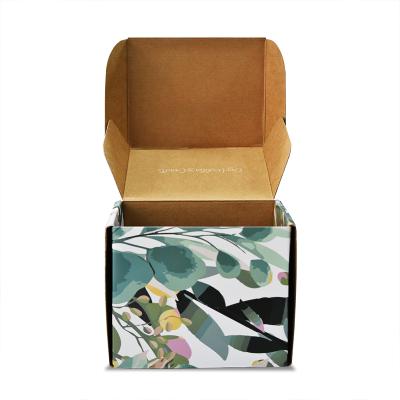 China Recyclable Hot Selling Home Textile Packaging Customized Printed Corrugated Box Advertisement Box for sale