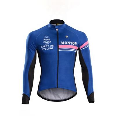 China 2015 Monton Antibacterial Thermal Fleece Mens Long Sleeve Cycling Tank Tops For Winter for sale