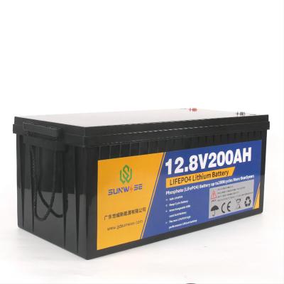 China Hot sales energy 12v 200Ah lithium rechargeable storage battery for solar systems 522*240*218 mm for sale