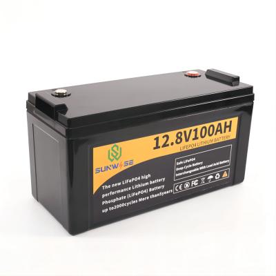 China Lifepo4 12V 100Ah 200Ah 230Ah 280Ah 300Ah 460Ah Solar Powered Lifepo4 Battery Case 12V Lifepo4 Battery Storage Battery Pack 406*173*236 mm for sale