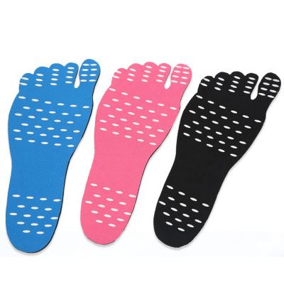 China New design silicone insoles foot care comfortable waterproof insole beach sticky feet pads have in stock for sale