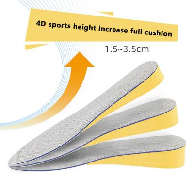 China Lightweight Hidden Height Increasing Shoe Heel Elevator Insoles For Men And Women for sale