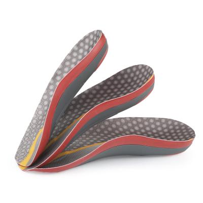 China Orthopedic Insole Seven Point Flat Orthopedic Insole Soft and Skin-Friendly Support Half Ne'g Arch Shock Absorption PU Arch Pad for sale