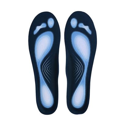 China Shock Absorption Sports Shoe Free Insert Foot Massager Silicone Gel Insoles Soft Non-slip Foot Protector Foot Pain for sale