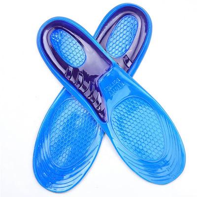 China Hot Selling Shock Absorption Heel Pad Sports Gel Insoles Shoe Inserts Arch Support Woman Man Absorb Shock for sale