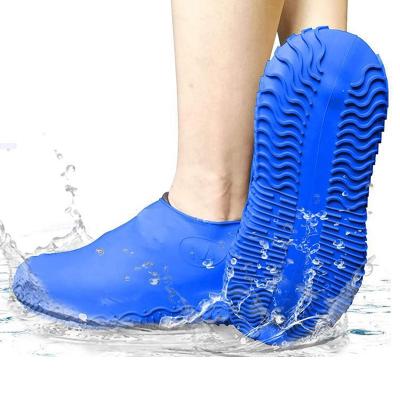 China Durable Reusable Silicone Boots Shoes Foldable Slip Cycling Outdoor Waterproof Shoes Rain Boots for sale