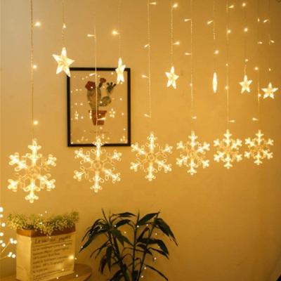 China Direct Sales LED Snowflake Curtain Light String Light Star Mall Party Wedding Romantic Wedding/Holiday/Decoration/Home/Bar/Hotel/Party Factory for sale