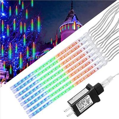 China Factory Outlets Meteor Shower Rain Tubes Waterproof Outdoor 30/50cm Meteor Shower Rain LED String Lights For Christmas Party Garden Decoration for sale