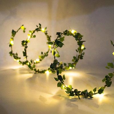 China LED Foil String Lights 2M Garland Party LED Foil String Lights Outdoor LED Copper Wire Battery Operated Lights for Christmas Wedding Party for sale