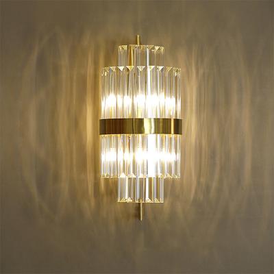 China 2022 Functions Wall Lamp Stairs 2W 85-265V Minimalist Sconce Lighting Led Luxury Wall Garden Lamp for sale