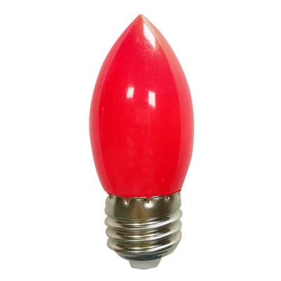 China High efficiency red led buddhism temple candle light bulb filament bulb outdoor street garden patio festoon lighting led bulbs for sale