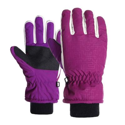 China Keep Hot Sale Well New Type Popular Product Custom Knit Children Waterproof Ski Mitten for sale