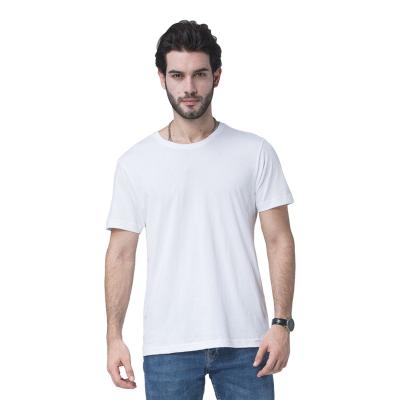 China Anti-Wrinkle 100 Cotton Casual Men's T-shirt Short Sleeve Men's Top Simple Men's T-Shirt for sale