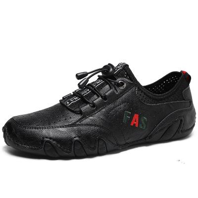 China Fashion Trend Most Popular Sneaker Men's Flexible Bottom Cow Leather Sports Shoes For OEM for sale