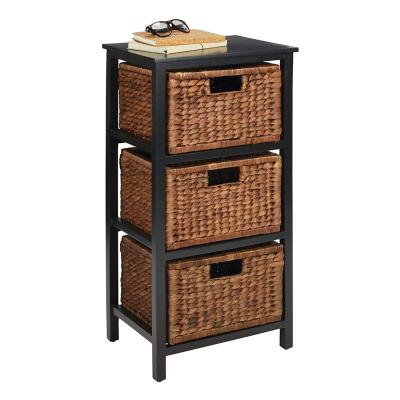 China CLASSIC customized waterhyacinth storage baskets boxes cabnit storage drawers locker for sale