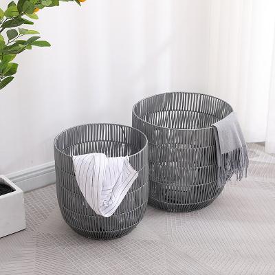 China Wholesale Large Children's Skeleton Laundry Reinforced Collapsible Dirty Laundry Baskets Hamper Storage Collapsible for sale