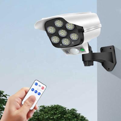 China ROAD Camera  monitor with floodlight household anti-theft and rainproof simulation monitoring light solar simulation monitoring l for sale