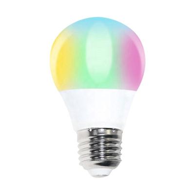 China Residential RGB color LED bulb decoration colorful light E27 spiral bulb remote control intelligent bulb lamp for sale