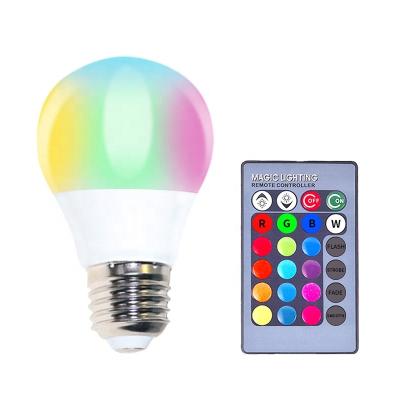 China Residential LED ambient light E27 screw seven color Doodle APP flash mixing bar light intelligent RGB bulb for sale