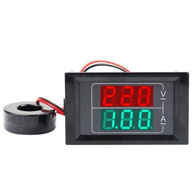 China AC50-500V 220V Dual Display Voltage Meter Detector Amperimetro LED Electric Instrument PDM-5035VA Current Voltmeter Ammeter for sale