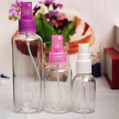 China Non Spill Small Plastic Bottle For Spray , Lotion Pump Bottle PET Fast Delivery for sale