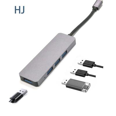 China 4in1 Keyboard 10 Gbps Laptop Usb Hub High Speed ​​USB C Hub For HDD Hard Drive Data Transfer USB 3.2 High Speed ​​Docking Station iPad laptop for sale