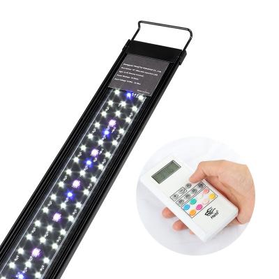 China White Light Aquarium LED Lamp 12V 20W Planted Aquarium Light For Freshwater With Remote Controller for sale