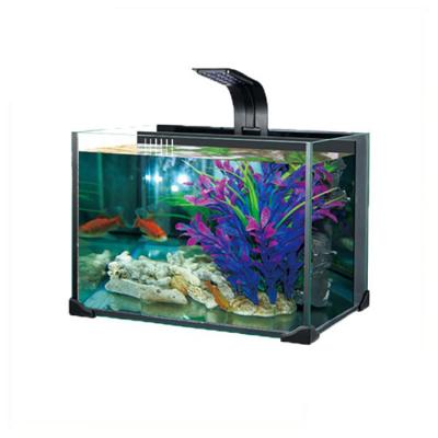 China CC-19L Viable Aquarium Fish Tank Round Glass Fish Raising Aquarium Tank for sale