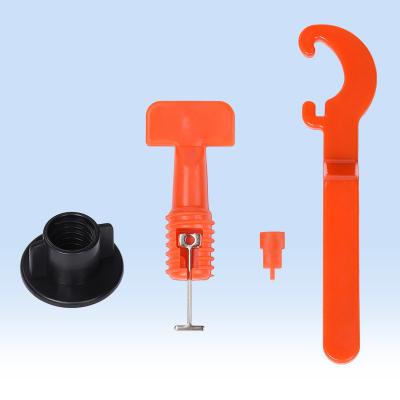 China Modern OEM Customized Interior Works Decoration T Shape Replaceable Needle Tile Leveling Alignment Tools Self Leveling System Clip for sale